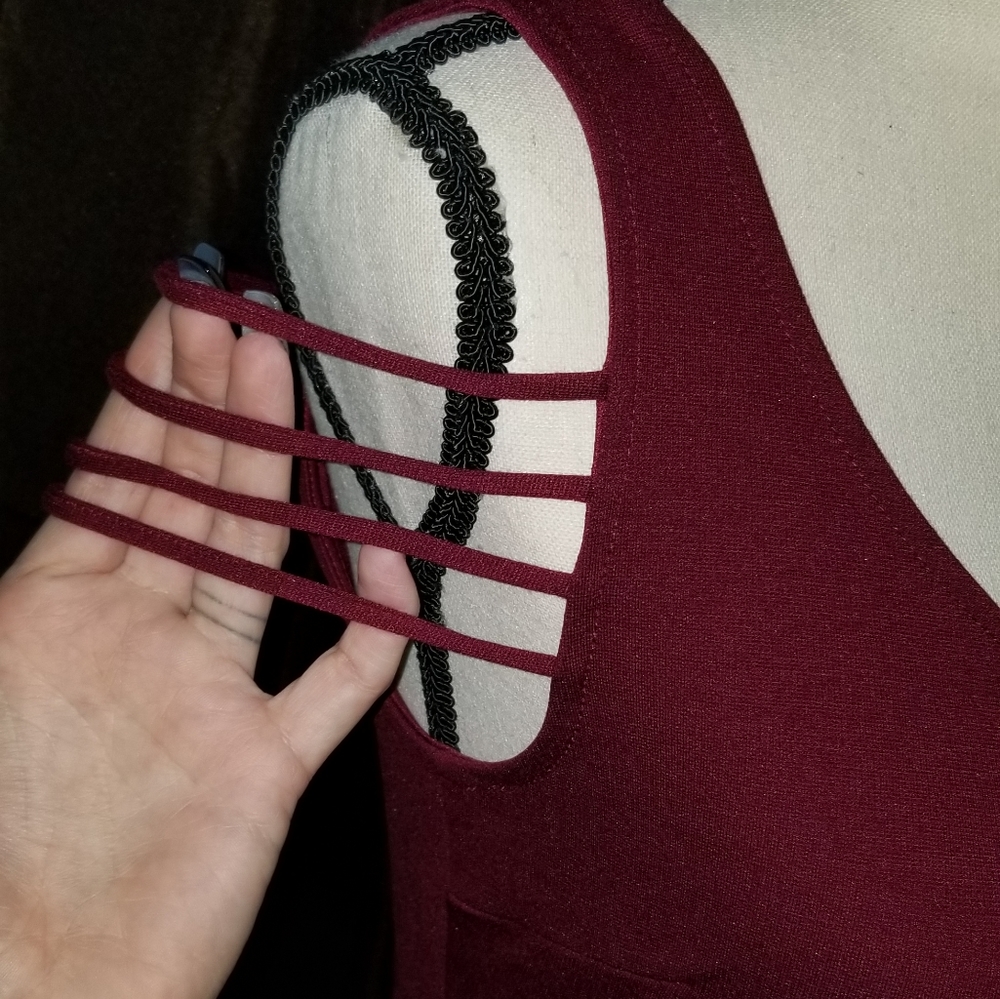 #18 🆓️SEXY CHARLOTTE RUSSE STRAPPY DRESS - Picture 3 of 5